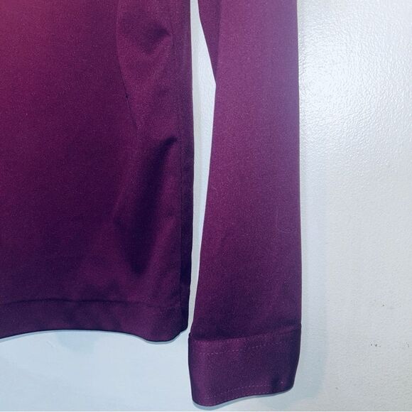 New Collard Purple Long Sleeve Button Down Shirt Womens Small - Picture 4 of 4